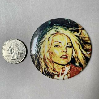 Blondie Debbie Harry Vintage 70s 2.  25 " Pinback/button/punk/deborah/better Badges
