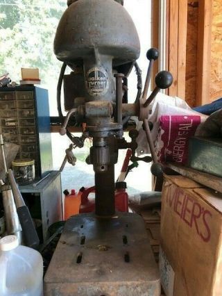 Walker Turner Rare Vintage Drill Press For Wood And Metal
