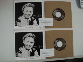 Dolly Parton (2) 45 / Re - Issue / Puppy Love - 45 Rpm Record / 2 Copies
