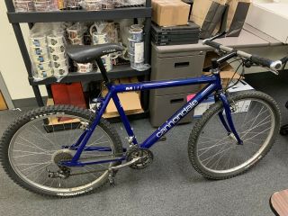 Vintage 1994 Cannondale M500 Blue Mountain Bicycle - Made In Usa