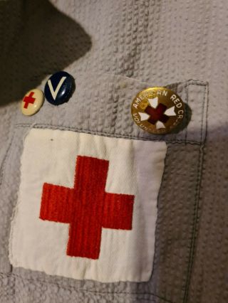 vintage WWII red cross nurse uniform l 2
