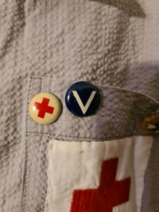 vintage WWII red cross nurse uniform l 3