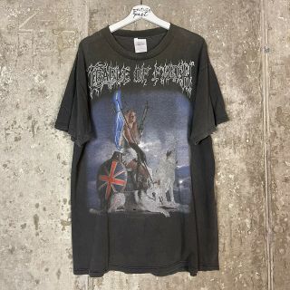 Vtg 90s Cradle Of Filth Band Heavy Metal Shirt Xl Tour Millennial War ￼