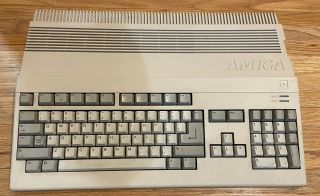 Vintage Commodore Amiga 500 Computer Keyboard Model A500 1