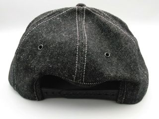 Vintage Kent Feeds Monroe Newton Black Denim Patch Hat USA K - Products Rare 4