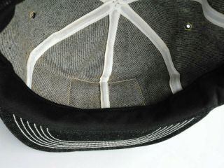 Vintage Kent Feeds Monroe Newton Black Denim Patch Hat USA K - Products Rare 6