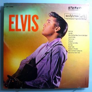 Elvis Presley Elvis (2d Album) Mega - Rare Rca Victor Stereo Lp