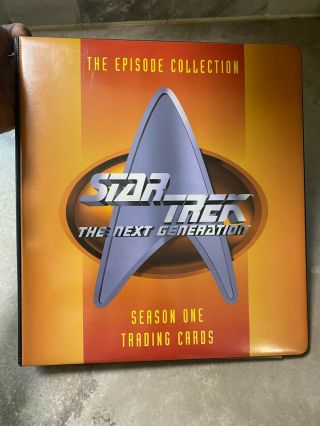 1994 Skybox Star Trek Tng Season 1 Mini - Master Binder 1 - 108 Sp1 - Sp6 Promos More