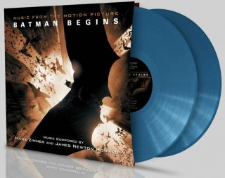 Hans Zimmer And James Newton Howard: Batman Begins Soundtrack Blue Vinyl 2 X Lp