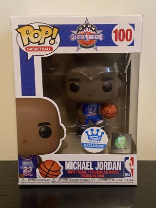 Funko Pop Basketball Shop Exclusive Utah All - Star Weekend - Michael Jordan 100