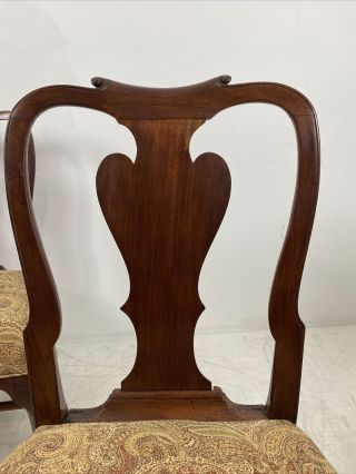 A English 18th Century Queen Anne Mahogany Side Chairs,  circa 1760’s 4