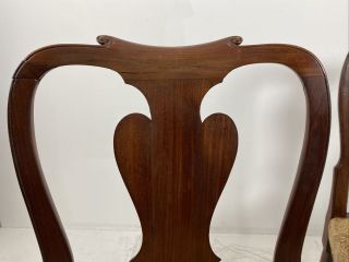 A English 18th Century Queen Anne Mahogany Side Chairs,  circa 1760’s 6