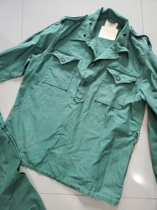 Vintage U.  S.  Army Aggressor Force Shirt,  Pants Uniform Vietnam Era Green 255 2
