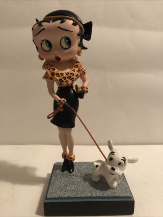 Retired Danbury Betty Boop Out For A Stroll Figurine 6.  75 "