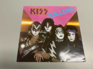 Kiss - Killers 1982 Vinyl Lp Casablanca Canl 1 Uk Pressing Misspell Back Cover