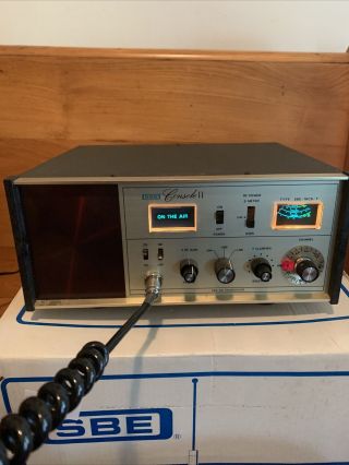 Vintage Sbe Console Ii Am / Ssb Cb Base Station Radio Model 16cb/t Barely