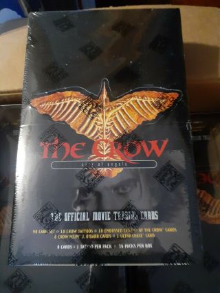 1996 The Crow City Of Angels Wax Box 36 Packs