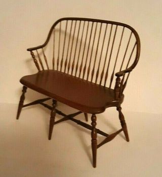 Vintage Miniature Windsor Comb - Back Bench / Settee by Artist Edward Ted Norton 2