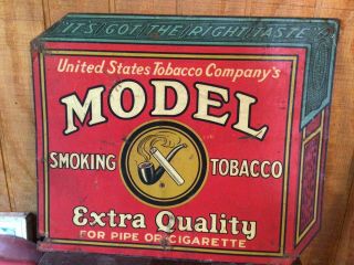 Vintage Model Smoking Tobacco Sign