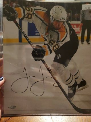 Jaromir Jagr Pittsburgh Penguins Signed 8x10 Matte Photo Authenticated