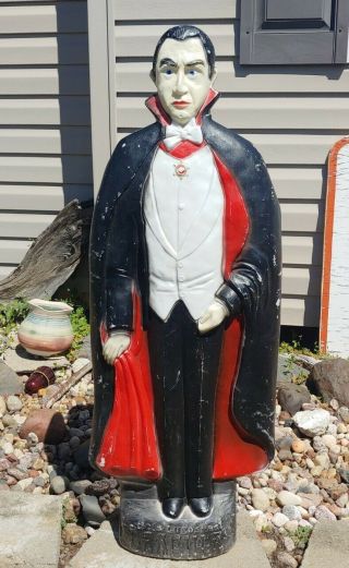Vintage Bela Lugosi Dracula Vampire Blow Mold Don Featherstone 42 " Tall See Add