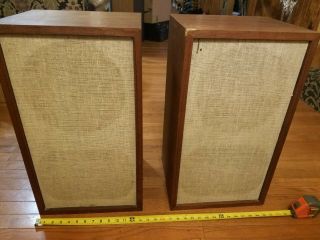 Vintage Acoustic Research Ar - 2ax Speakers Mid Century Modern