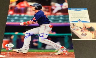 Jarren Duran Boston Red Sox Autographed Signed 8x10 Photo Beckett Rookie.