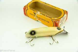 Vintage South Bend Pearl Two Oreno Antique Fishing Lure Lc14