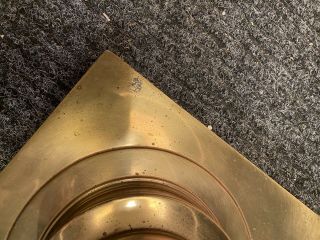Elegant Vintage Mid Century Brass (Possibly Stiffel) Floor Lamp,  Glass Table 6