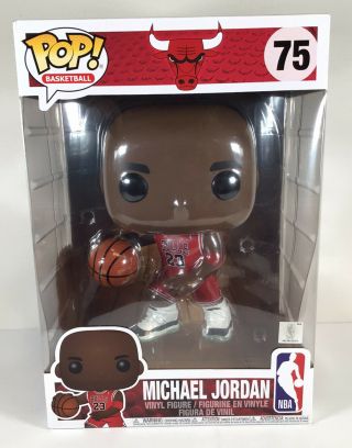 Funko Pop Basketball Nba Bulls Michael Jordan 75 10 " Vinyl Figure
