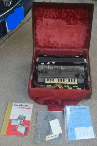 Vintage Accordion Harmonium W/ Case