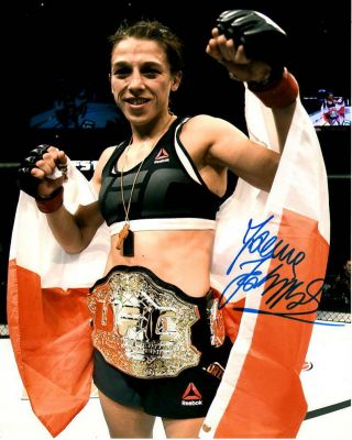 Ufc Ultimate Fighting Joanna Jedrzejczyk Autographed Signed 8x10 Photo 2