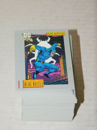 Vintage 1991 Impel Dc Comics Non Sport Complete Card Set 1 - 180