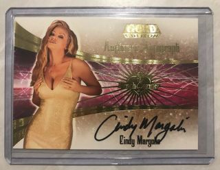 2007 Benchwarmer Gold Edition Cindy Margolis Signed Autograph Card