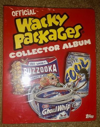 Factory Wacky Packages Topps Red Ans1 Collector Album 2005