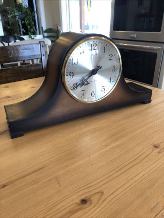 Antique Junghans German Westminster Mantle Clock Vtg Chiming Chime
