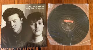 Tears For Fears Songs From The Big Chair Lp (1985) 824300 Mercury