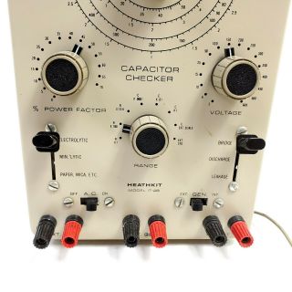 Vintage Heathkit IT - 28 Capacitor Checker Tester Audio Equipment As - Is 4