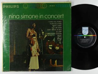 Nina Simone - In Concert Lp - Philips Dg Vg,  Shrink