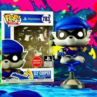 Sly Cooper Gamestop Exclusive Playstation Games Funko Pop Vinyl Figure 783