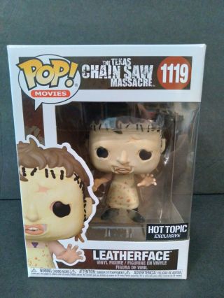 Funko Pop Texas Chainsaw Massacre Leatherface Hot Topic Exclusive W/ Protector