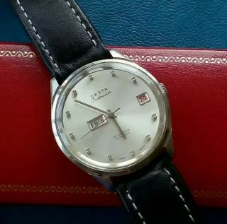DESTA instructor Vintage Men ' s Watch 25 Jewels Incabloc Swiss Automatic VeryRare 2