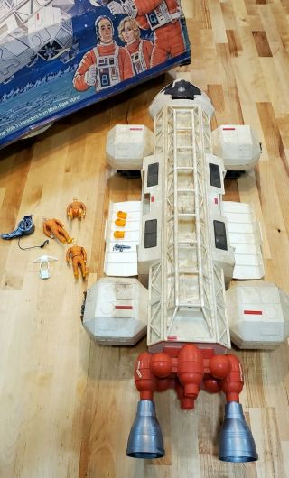 Vintage 1976 Mattel Space 1999 Eagle 1 Spaceship Moon Base Alpha Toy As Found