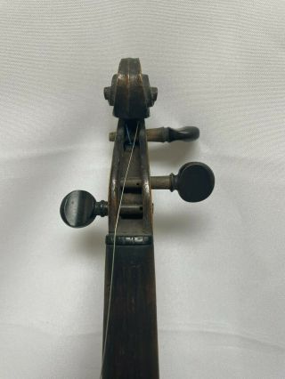 Unlabeled Old Violin / Viola 1775 with case and Bow | Vintage 4
