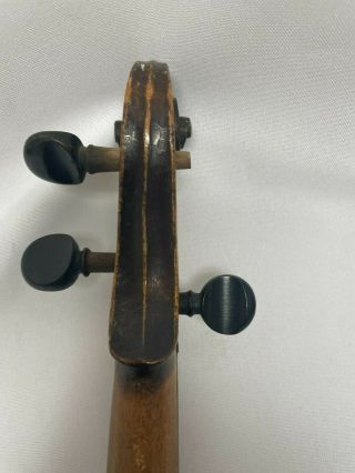 Unlabeled Old Violin / Viola 1775 with case and Bow | Vintage 6
