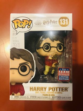 In Hand Funko Pop Harry Potter Flying On Broom 131 Funkon Summer Exclusive Sdcc