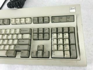 Vintage IBM Model M Part 1390131 Buckling Spring Mechanical Keyboard 1986 4