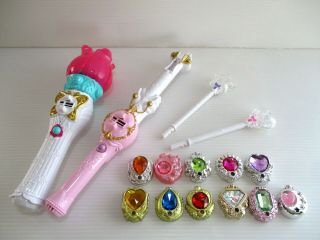 Maho Girls Witchy Precure Linkle Stick Rod Flower Echo Wand Dx Combine Save