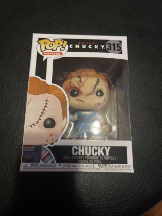 Funko Pop Movies 315 Bride Of Chucky Chucky Hot Topic No Sticker Scarred
