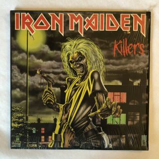 Iron Maiden " Killers " Vinyl Lp (1981 Us Release) - Near